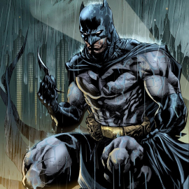 Эпичный Бэтмен под дождём